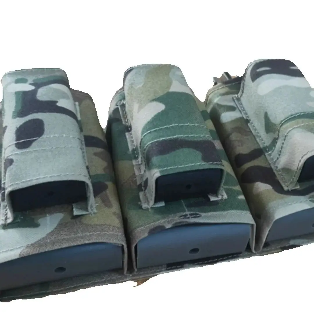 5.56 3+3 Triple seis en uno Attack Panel frontal Chaleco táctico Paquete de accesorios bolsa molle - imagen 4