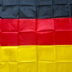 germany flag 90x150cm hanging polyester black red yellow de deu german Deutschland germany flag for decoration