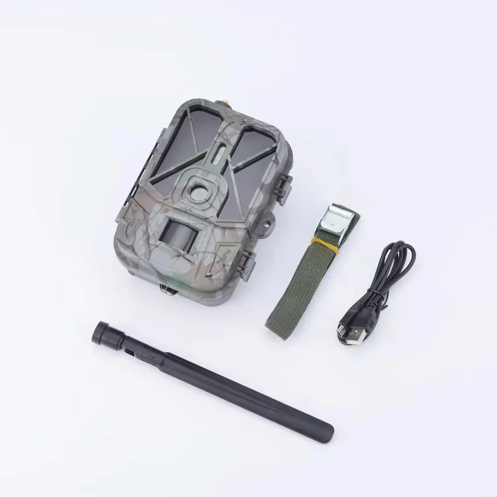 Cámara de rastreo de caza con vídeo en vivo 4G con batería de litio de 10000mAh, aplicación inalámbrica, servicio en la nube, dispositivo de visión nocturna IR de 36MP 4K - imagen 3