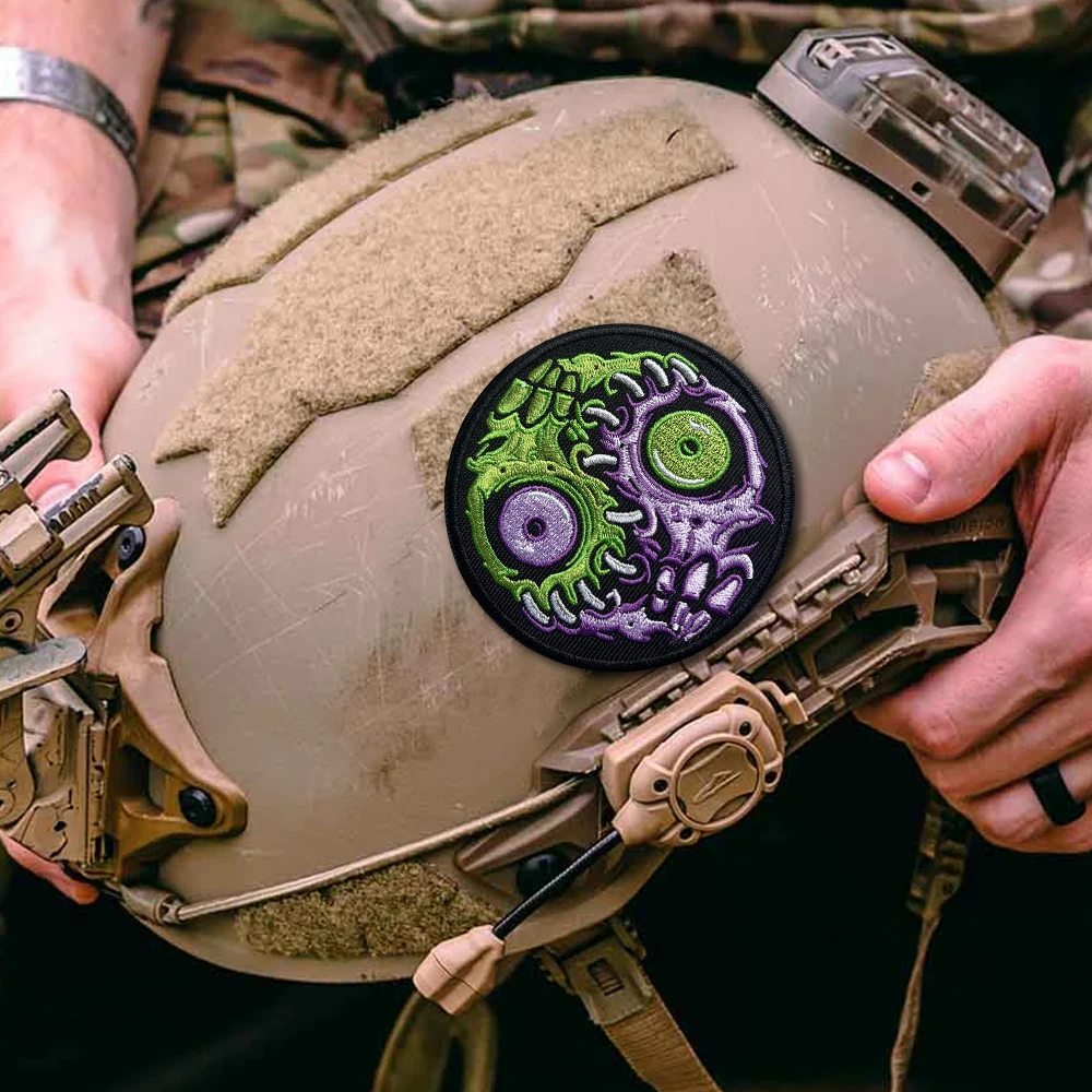 Parche bordado ojos monstruo mutante para ropa Halloween - imagen 4