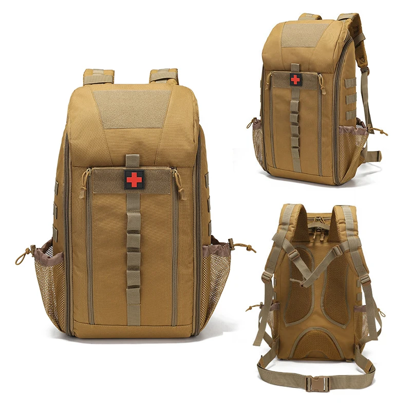 Mochila médica táctica de gran capacidad para acampar al aire libre, montañismo, bolsa de emergencia, bolsa de almacenamiento multifuncional - imagen 2