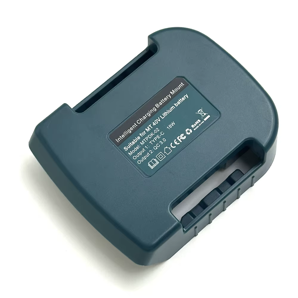 Cargador rápido USB-C Makita 40V – Estación portátil batería litio - imagen 3