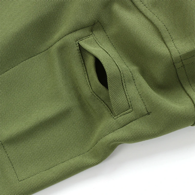 Polos informales para hombre, camisa militar táctica de manga larga para hombre, camiseta sólida para caza y escalada, camisetas transpirables de secado rápido - imagen 5