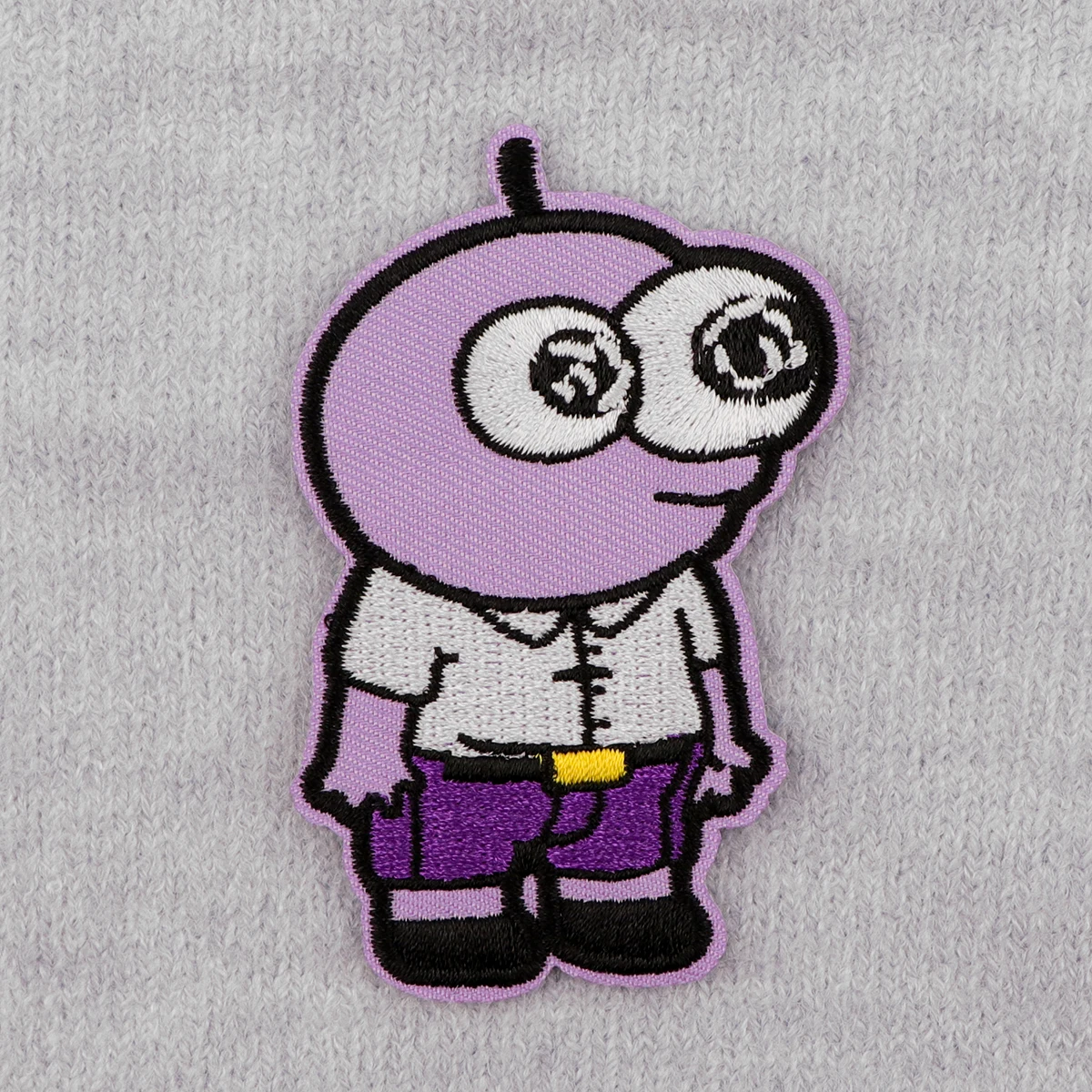 Parche bordado Happy Friends, parches divertidos de dibujos animados para planchar para ropa, parches termoadhesivos para ropa, insignias para coser DIY - imagen 3