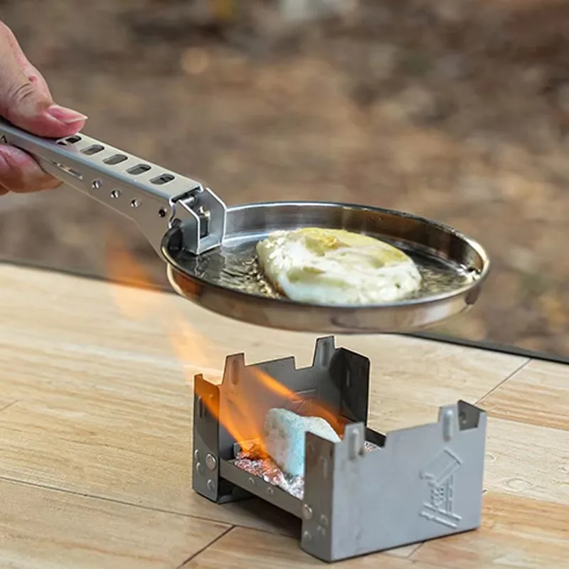 Pinza para tazón de sartén antiescaldaduras para acampar y senderismo, Clip para olla al aire libre, accesorios de vajilla para Picnic, utensilios de cocina para barbacoa y acampada, 1 Uds. - imagen 4