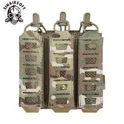 Bolsa táctica SINAIRSOFT para cargadores MP5 MP7 con elásticos