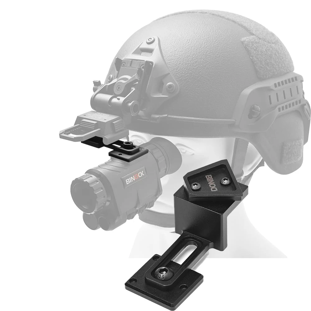 Soporte adaptador de puente de montaje de cola de milano de rinoceronte de Metal táctico para NVG10 NVG30 NVG20 NVG60 NVG50 BTI10 visión nocturna L4G24 NVG Mount - imagen 2