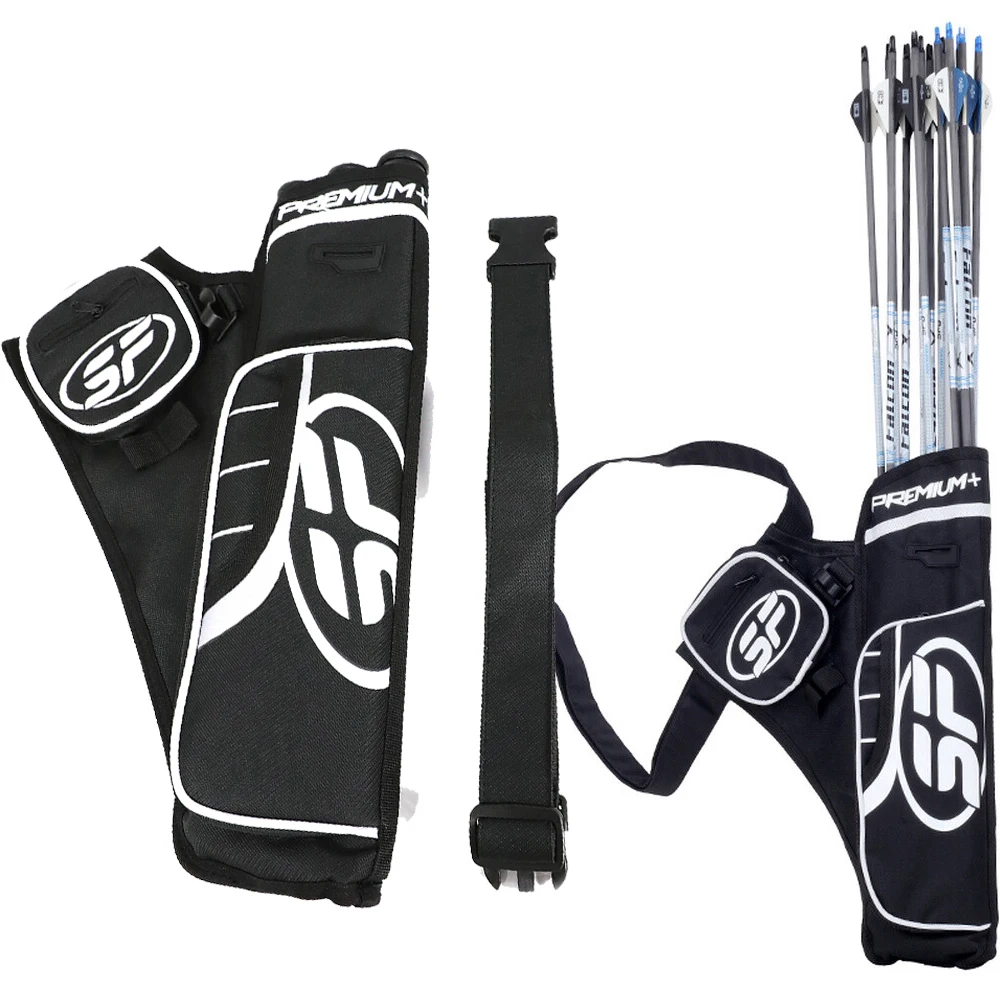 Carcaj de flechas de Triple cañón duradero de fibra de nailon multicolor, accesorios para lazos de tiro para caza al aire libre, puede contener 20-30 flechas, 1 ud. - imagen 3