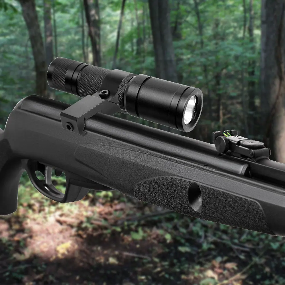 Anillo para linterna compensada de 1 ", soporte para anillo de alcance, linterna, antorcha, soportes láser para riel Picatinny estándar de 20mm y 7/8 pulgadas/Weaver - imagen 5