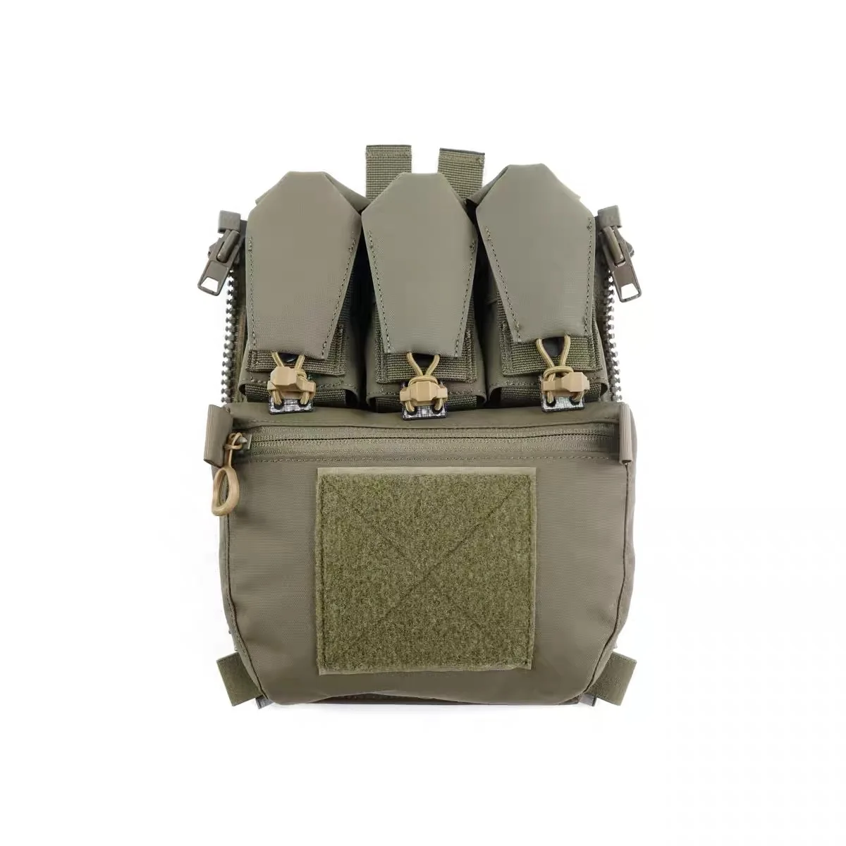 Panel trasero de chaleco táctico AFG-P115 FCPC V5 con tres flashes y un corte láser MOLLE horizontal - imagen 2