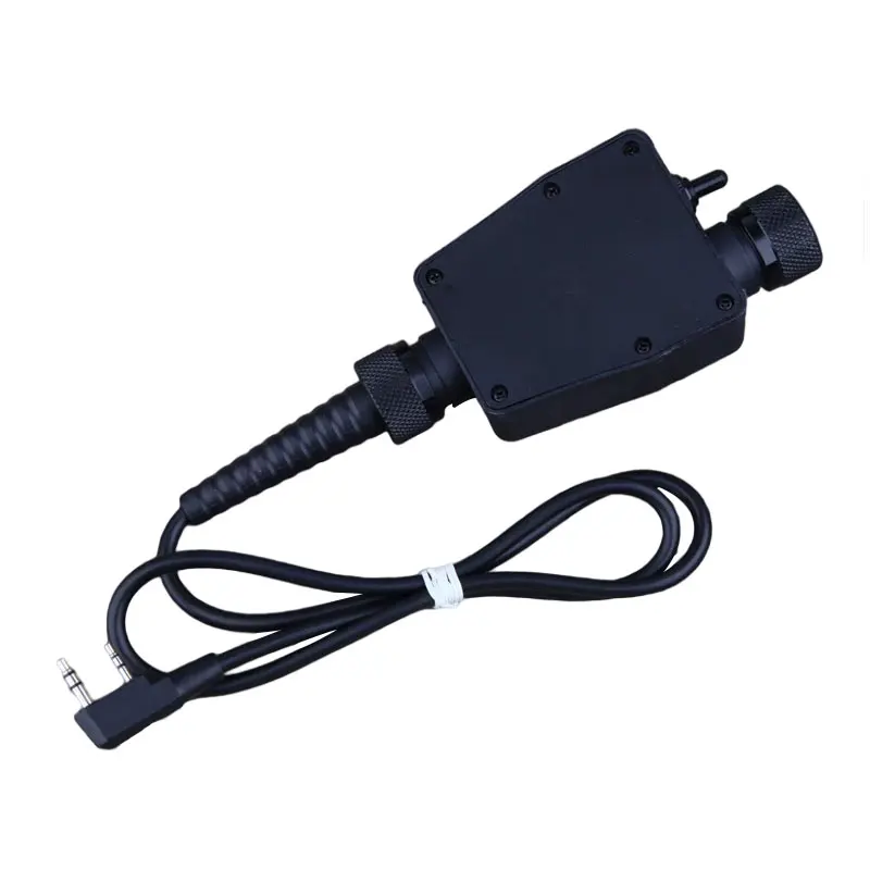 Emersongear para TEA PTT interruptor de intercomunicación táctico cable Radio enchufe de carga interfaz Walkie Talkie Nylon senderismo al aire libre - imagen 4