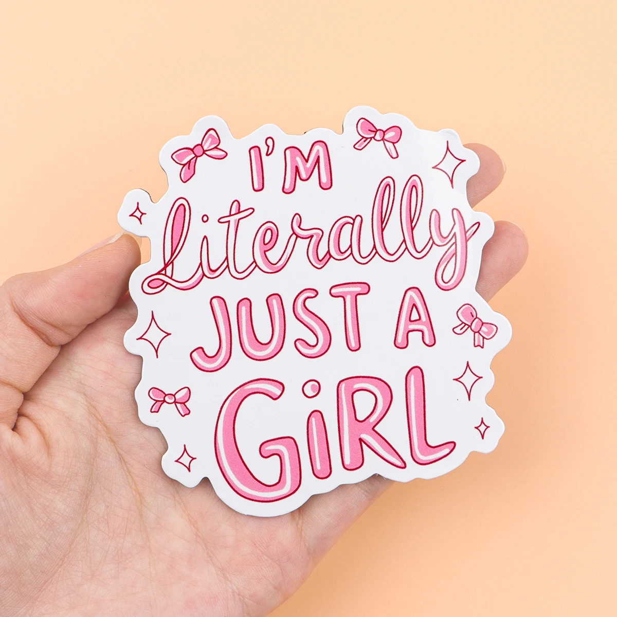 Estoy literalmente solo un gir imanes de nevera para niños imanes de citas divertidas para refrigerador decoración del hogar pegatina magnética - imagen 4