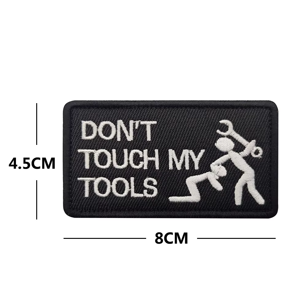 Parche táctico moral Velcro bordado MOLLE para vestimenta militar - imagen 3