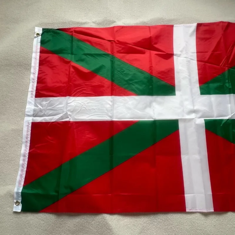 Bandera YIXIN 90x150 CM Euskal Herria Bandera Basca Decoración Bandera Basque doble cara impresa poliéster colgante España Ikurrin español - imagen 3