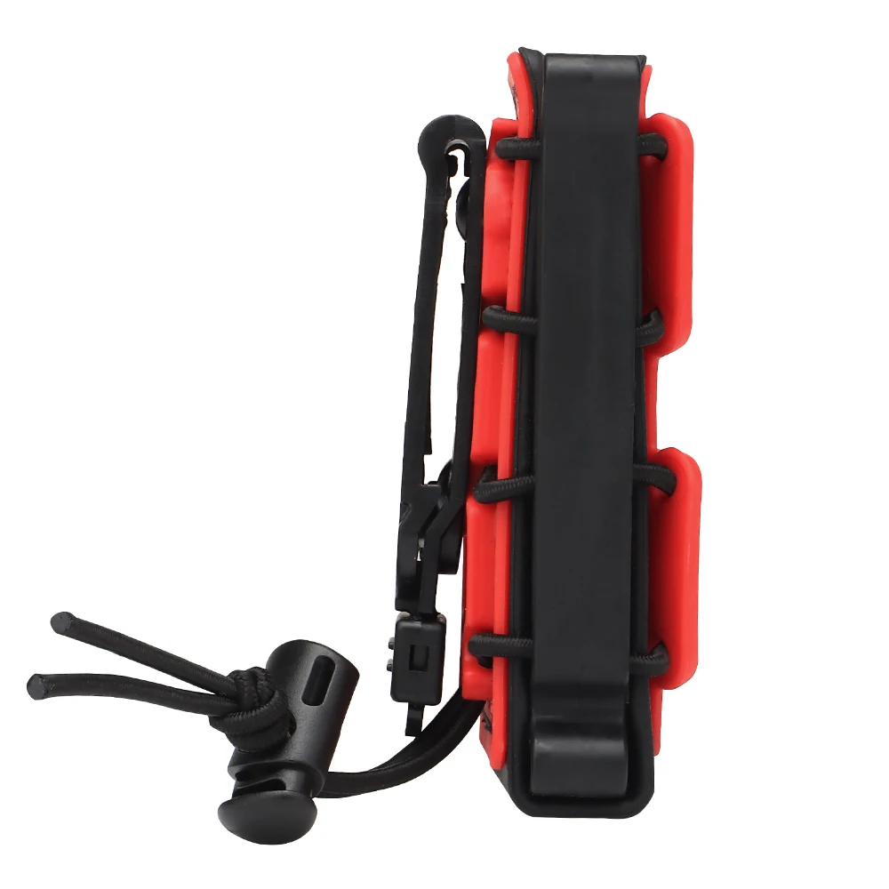 Bolsa magnética de 2 piezas para pistola, 9mm, carcasa suave ajustable, portador Universal Mag con MOLLE y Clips para cinturón, accesorio de caza - imagen 4