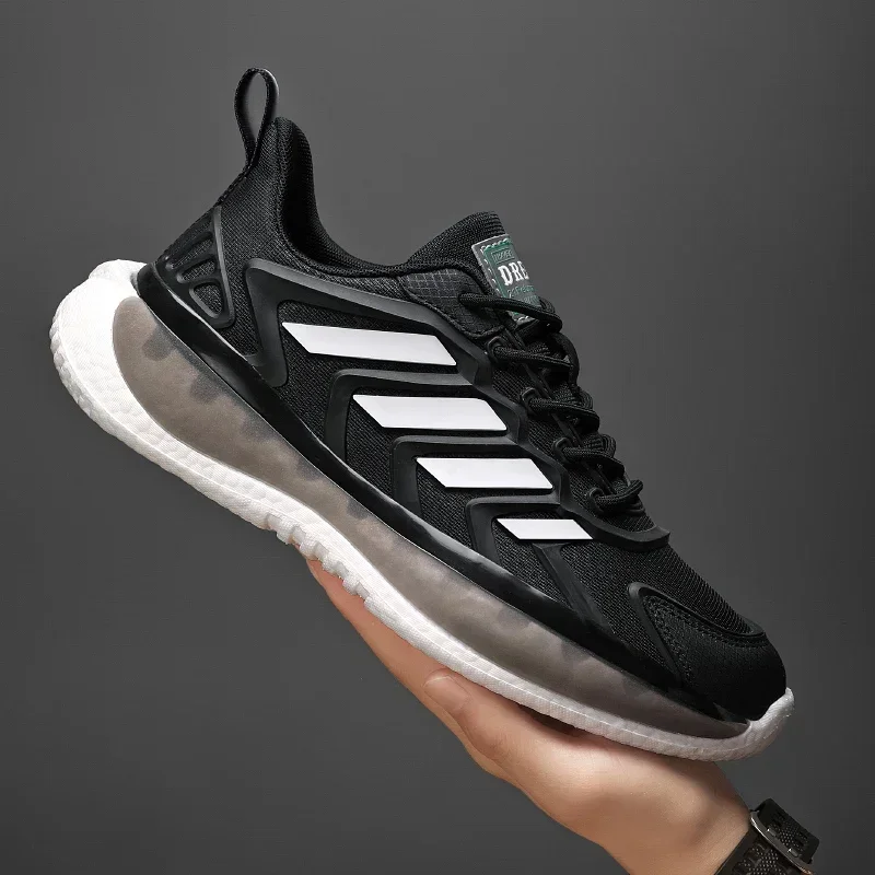 Zapatillas de deporte de malla transpirable para Hombre, Zapatos deportivos informales planos, cómodos, para correr - imagen 5