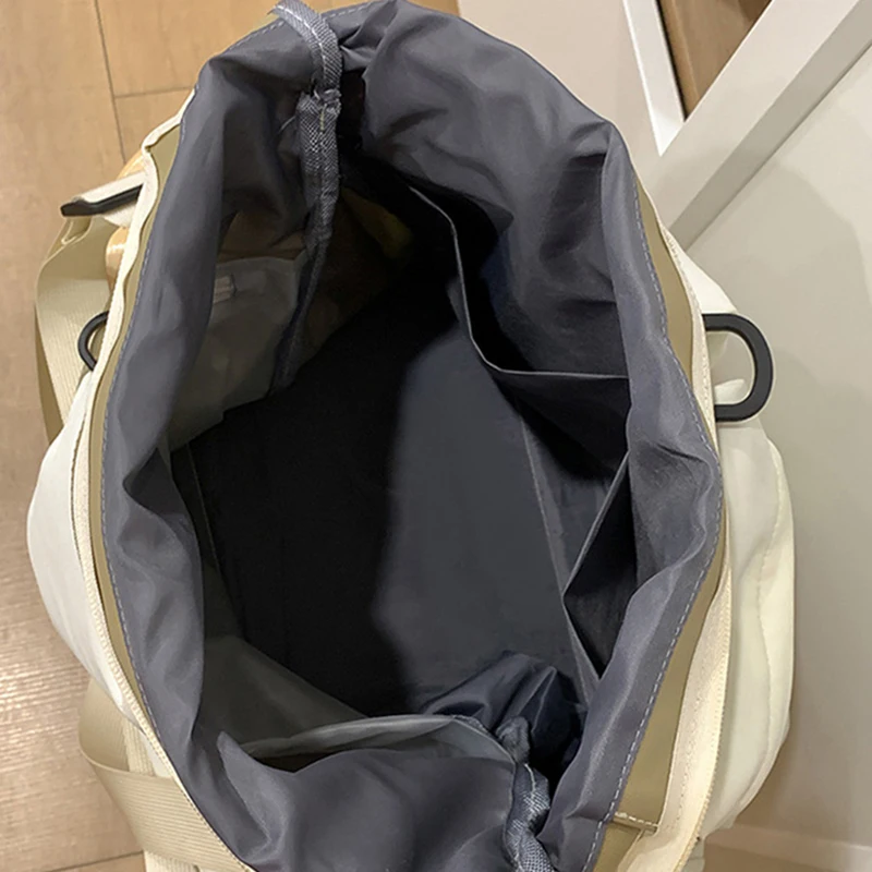 Mochila grande para gimnasio y Fitness con bolsillo para zapatos, bolso cruzado para entrenamiento de viajes al aire libre, Yoga, bolso de mano corto para comando de viaje - imagen 5