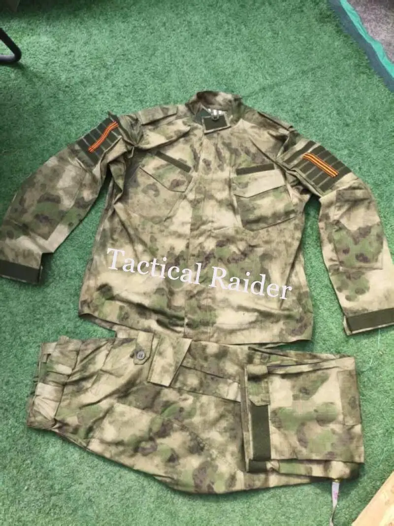 Traje de combate al aire libre ruso, traje de camuflaje de ruinas, top y pantalón