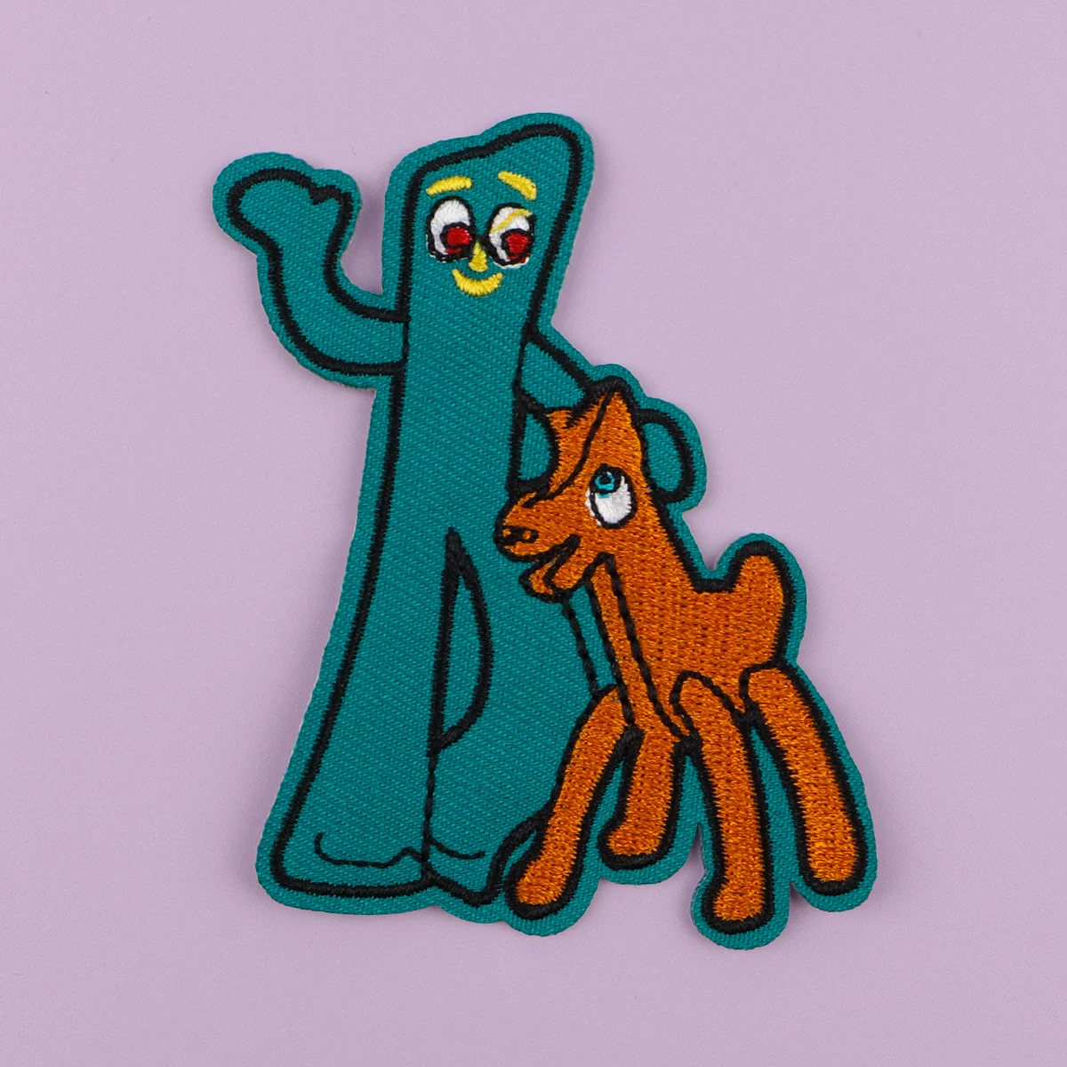 Parches de figuras de dibujos animados para ropa, parches bordados con plancha de animales bonitos para ropa, accesorio de apliques de rayas DIY - imagen 4