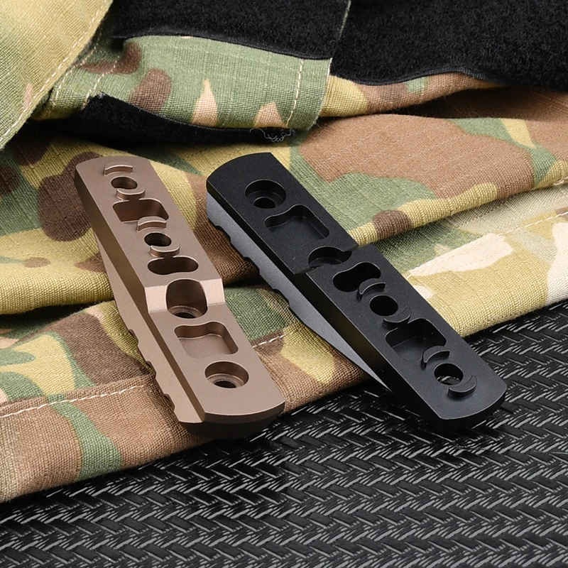 WADSN-montaje para linterna táctica M300 M600 PLHV2, sistema de riel MLOK KEYMOD, Base CNC de Metal, equipo de caza Airsoft, accesorios para juego de guerra - imagen 3