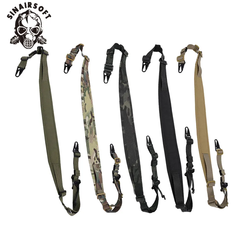 Tirador táctico con lengüeta, correa Modular, Rifle ajustable MK2 FCPC, chaleco acolchado, tirantes de bucle común, accesorios Airsoft