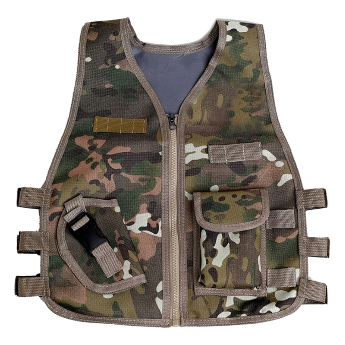 Chaleco táctico de nivel 3 para niños, chaleco protector CS para adolescentes, caza al aire libre, accesorios de combate para evento de Nerf, Verano - imagen 3