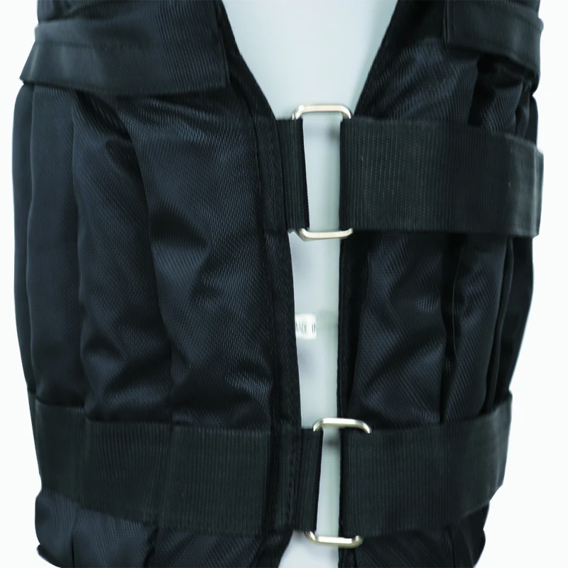 Chaleco ponderado de carga de 50kg, chaqueta de entrenamiento de ejercicio ajustable, chaleco de entrenamiento de gimnasio, chaleco de boxeo, chaleco de Fitness de arena - imagen 5