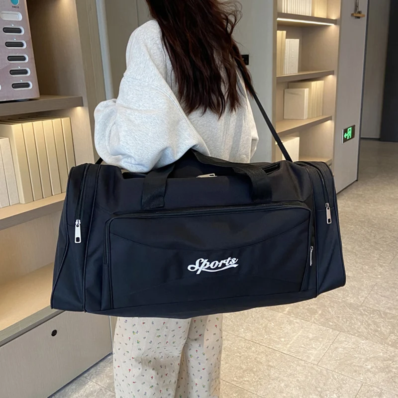 Bolsa de gimnasio Fitness Yoga bolsas deportivas húmedo seco viajes al aire libre Camping senderismo bolso natación escalada paquete equipaje de fin de semana bolsa de lona - imagen 3