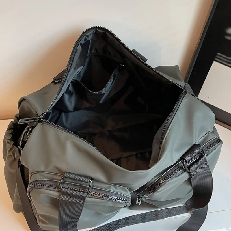 Bolsa de gimnasio para deportes al aire libre, bolso de equipaje de viaje para acampar, viaje de negocios, senderismo, bolsa de mano, almacenamiento universitario, bolsos de hombro - imagen 5