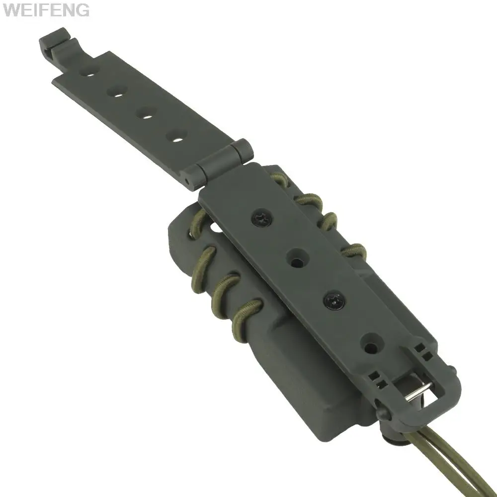 Funda táctica Molle de 9mm para pistola Mag, funda militar de tracción rápida única, Funda Universal para Glock, accesorios de caza - imagen 5