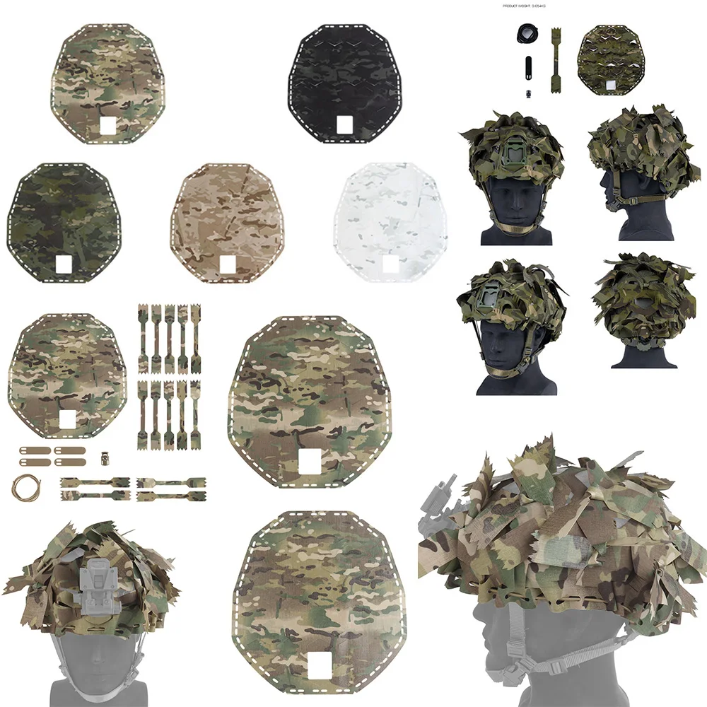 Funda para casco táctico camuflaje – Cubierta ligera con corte láser