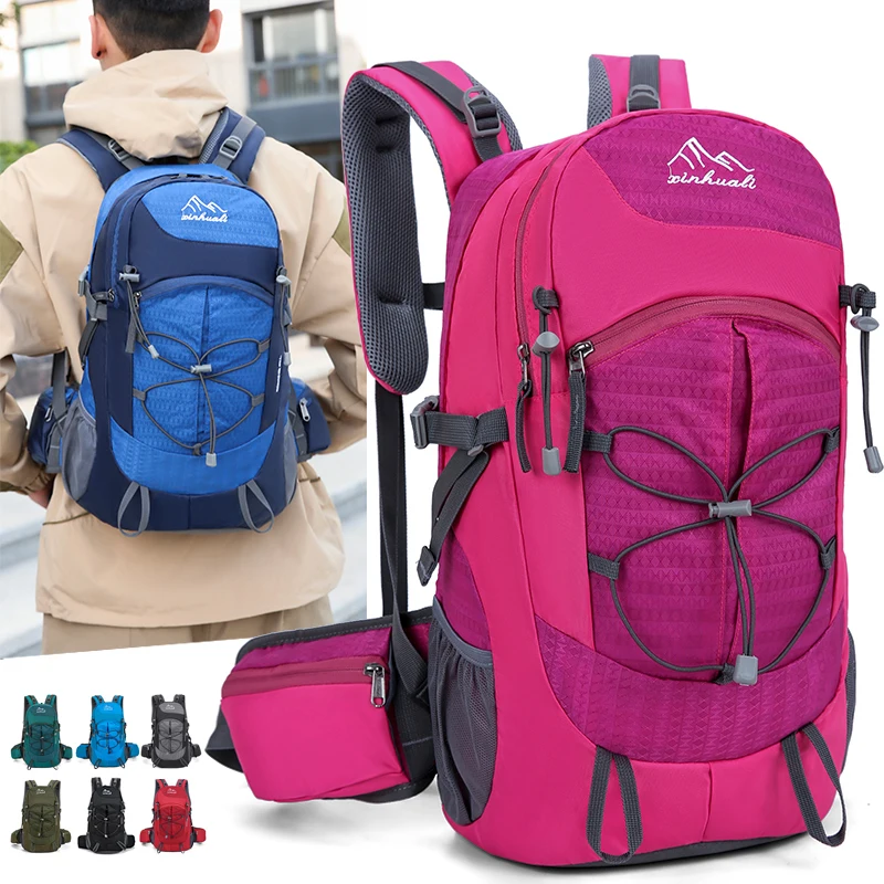 Mochila para acampar, bolsa de almacenamiento para senderismo, escalada al aire libre, mochila para senderismo, equipaje de viaje, mochila grande para montañismo