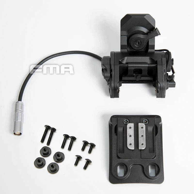 Accesorios tácticos funcionales FMA Casco GSGM ANVIS 6/9 Soporte NVG + Base para casco - imagen 3