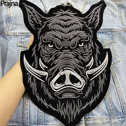 Parche Animal Punk termoadhesivo bordado para chaqueta
