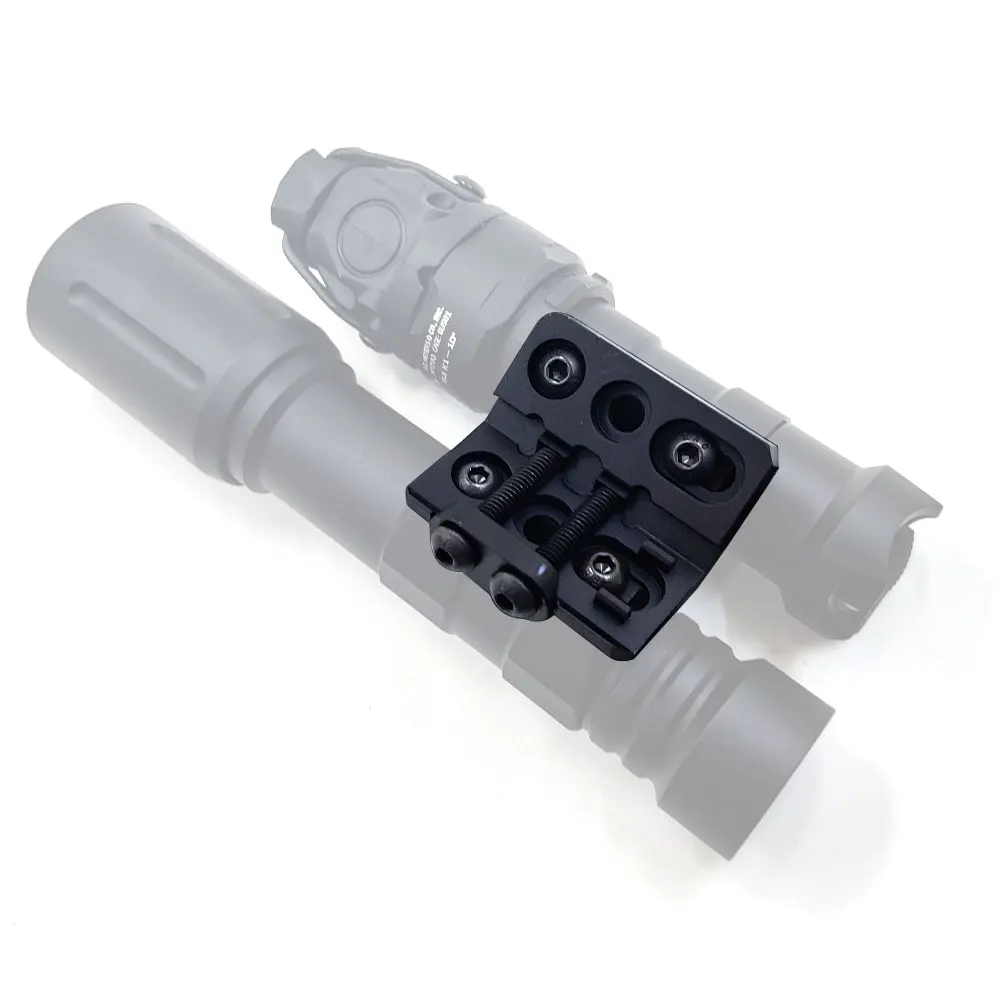 Montaje de Riel de linterna de arma de Metal para M600 M300, accesorios de caza de luz táctica, ajuste de engranaje SOTAC de 20mm - imagen 4