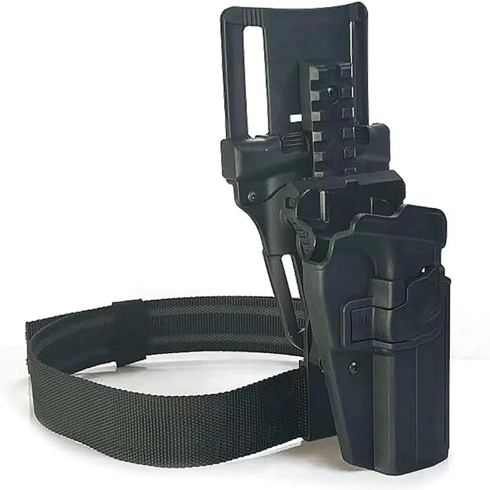 Adaptador de pierna caída, plataforma de montaje de pierna ajustable, adaptador de cubierta de pierna de polímero para fundas, bolsas de revistas, equipo de bloqueo rápido - imagen 3