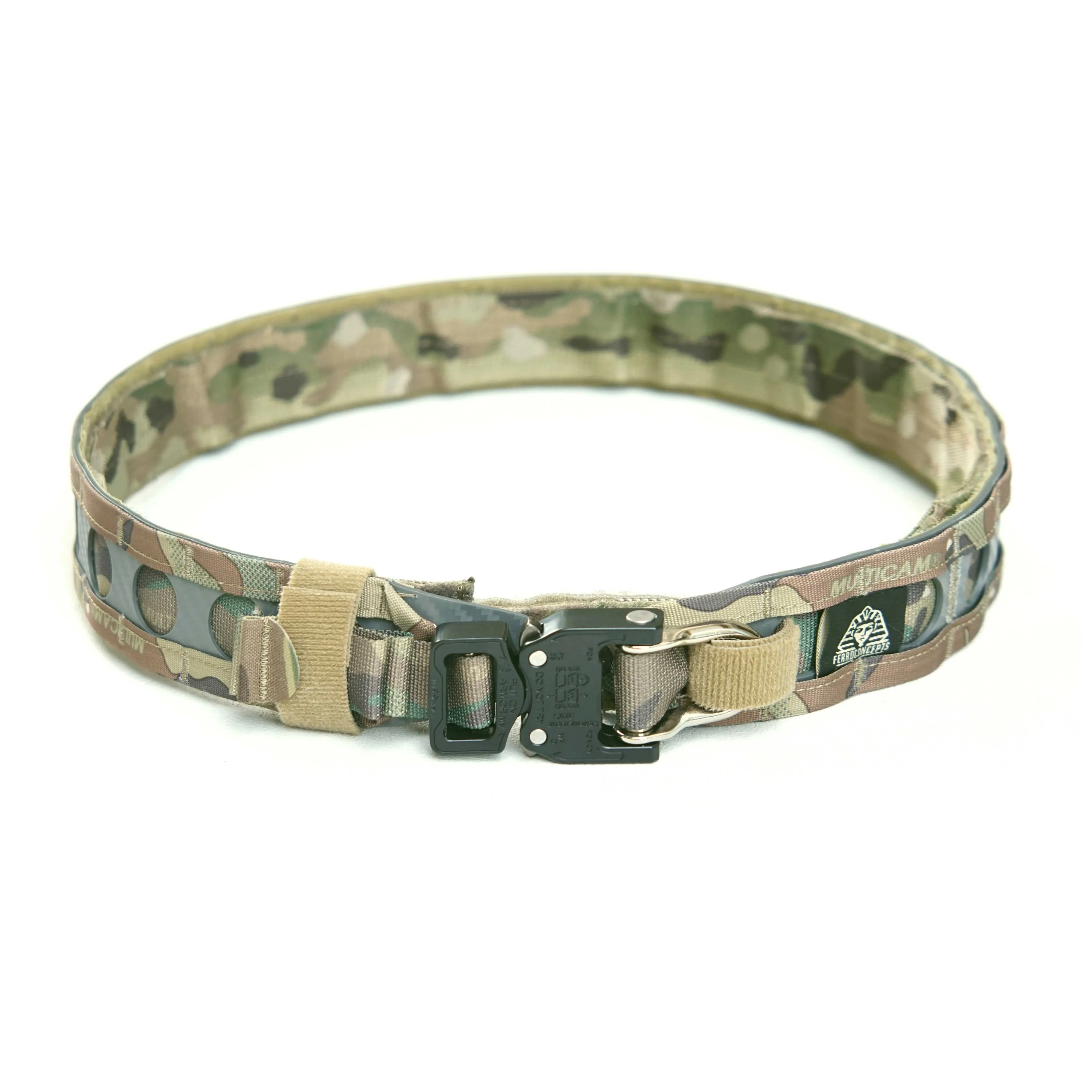 Cinturón táctico bisonte con sello de cintura, hebilla de Metal, cinturilla Airsoft, estilo interior y exterior, cinturón de liberación rápida - imagen 5