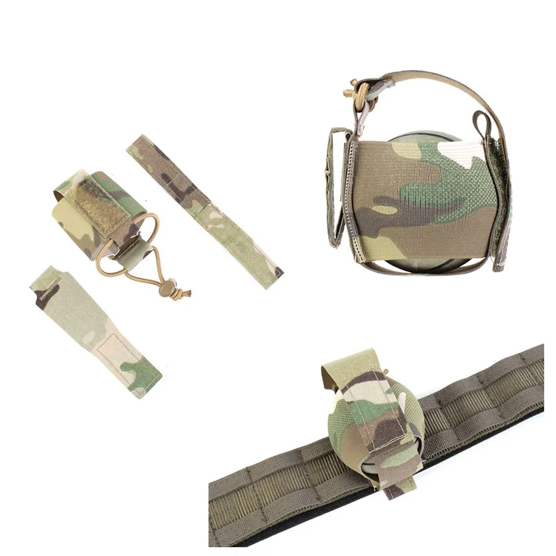 Bolsa de herramientas para caza táctica, redonda, elástica, multiusos, modelo al aire libre - imagen 2