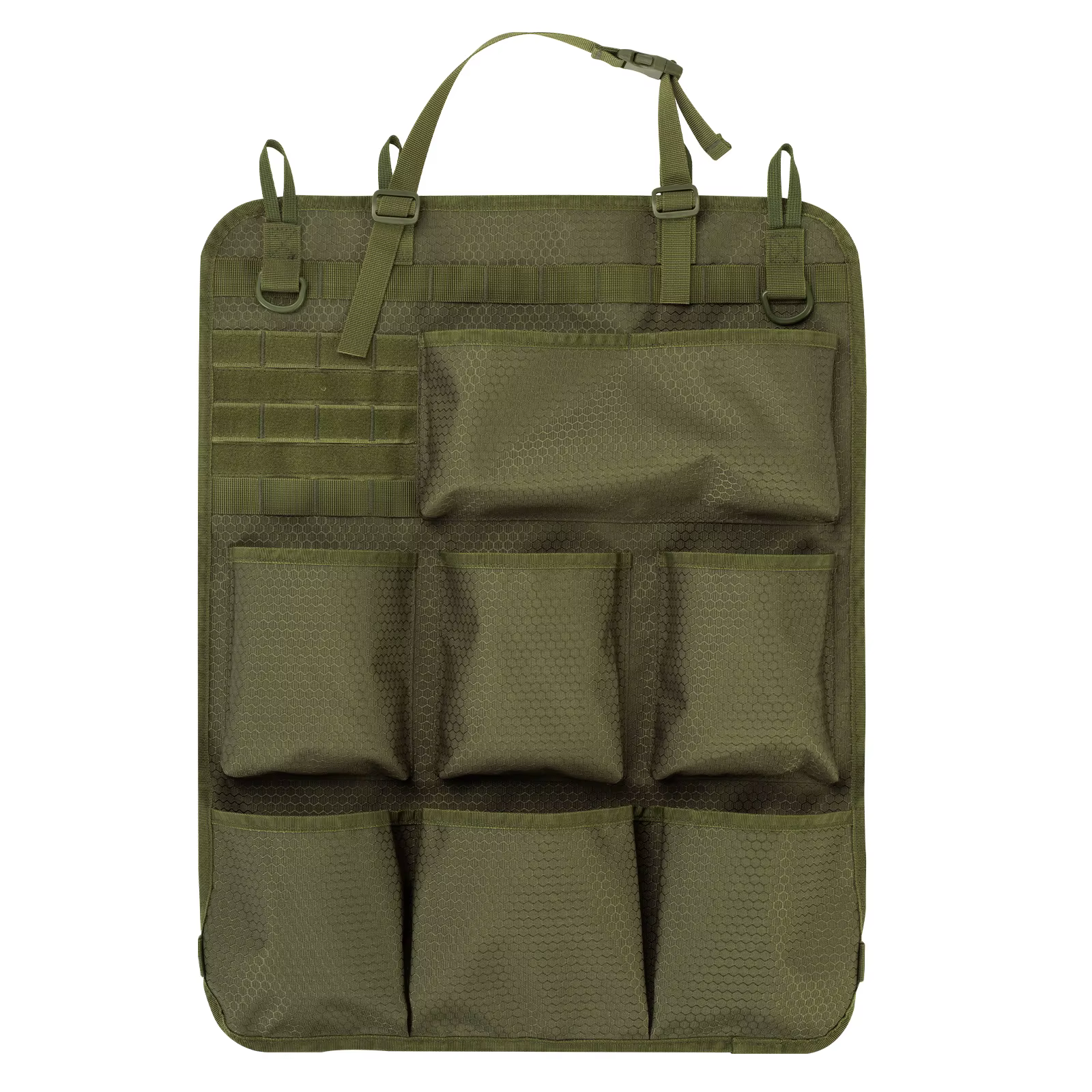 Organizador de coche camuflaje con bolsas multifunción para asiento - imagen 5