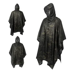 Poncho táctico camuflaje – Impermeable y transpirable para caza