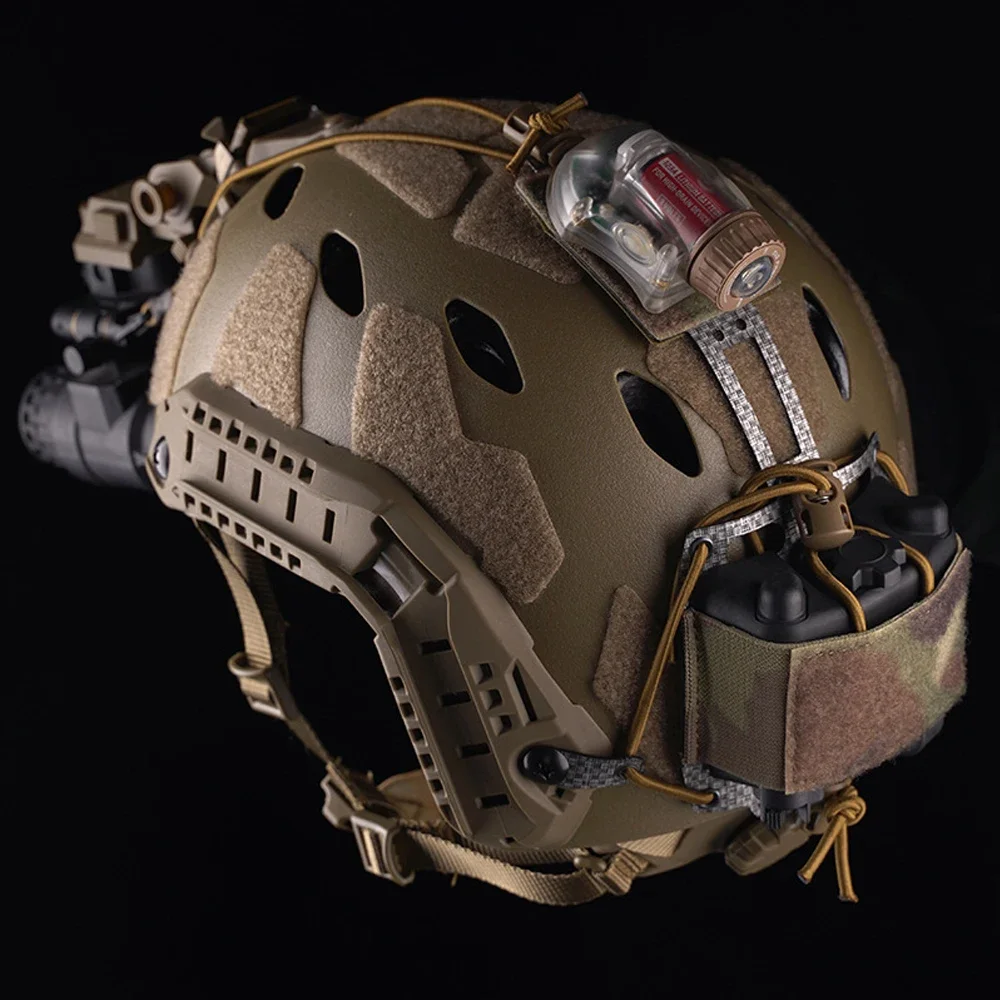 Caja de batería táctica PVS31 NVG, bolsa de almacenamiento, sistema de retención de casco rápido, accesorio ajustable para casco de Paintball Airsoft - imagen 5
