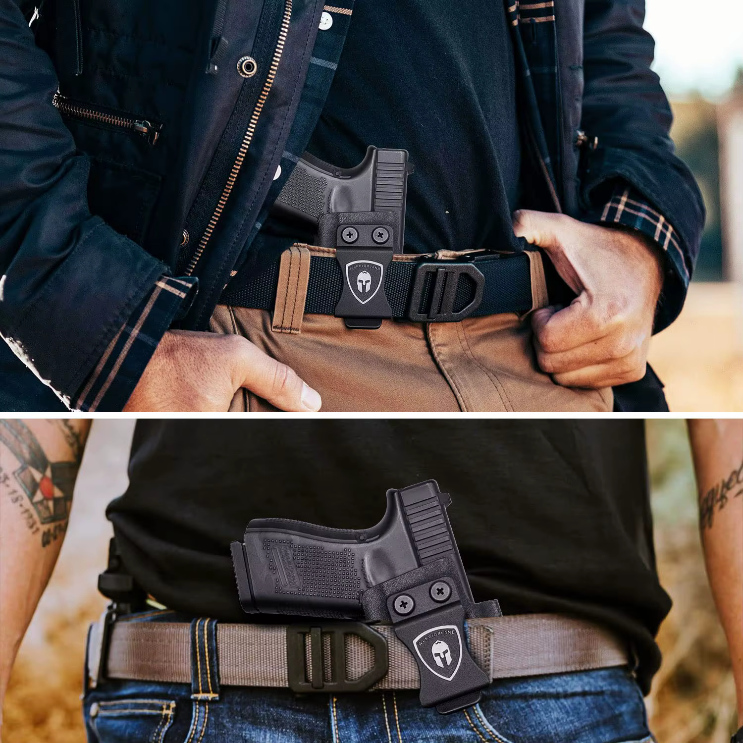 Glock 17/19 funda IWB Kydex para TLR-7 - corte optico - imagen 3