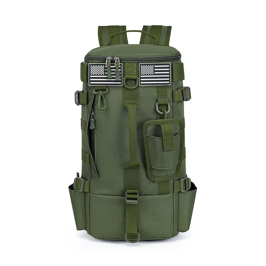 Mochila de pesca de gran capacidad, mochila multifuncional para almacenamiento de aparejos de pesca, resistente al desgaste y duradera - imagen 2