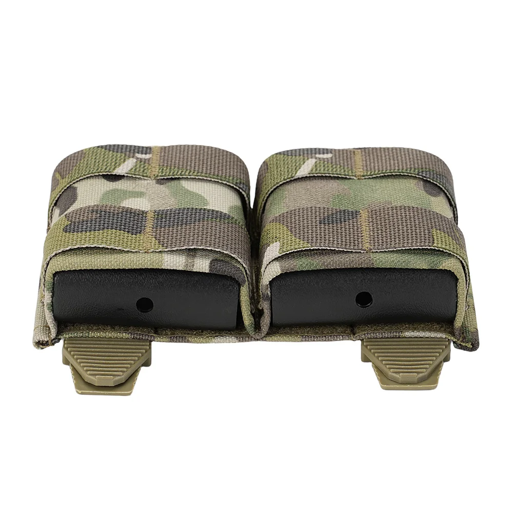 Bolsa magnética de perfil bajo doble rápido de 5,56mm, nailon cortada con láser 1000D QD, MOLLE de liberación rápida Compatible con tiro/caza/Airsoft - imagen 5