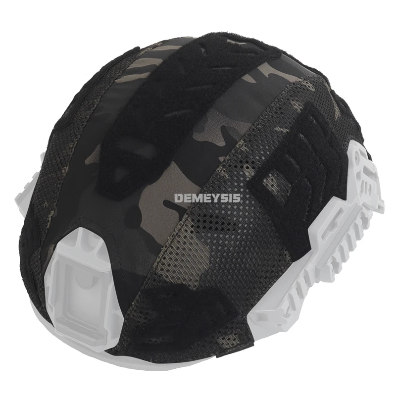 Casco táctico cubierta de camuflaje para cascos Wendy casco de tiro resistente a los arañazos tela cascos de caza accesorios tamaño M - imagen 2