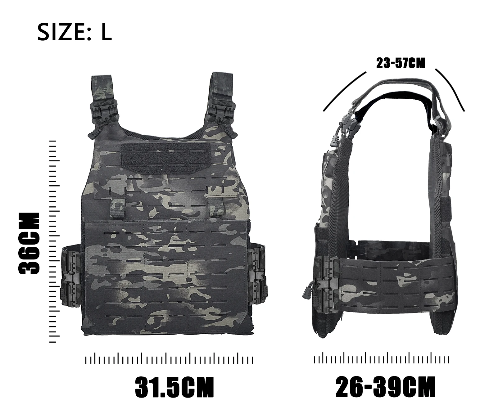 Chaleco Táctico DMGear - Detalle de cierre