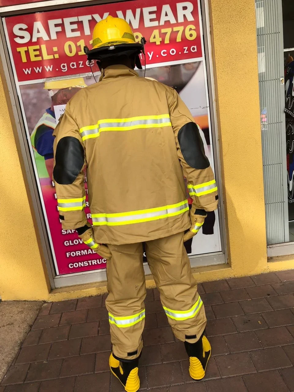 Traje de bombero Nomex Turnout Gear, Ropa ignífuga estándar EN469 y NFPA1971, nuevo estilo - imagen 4