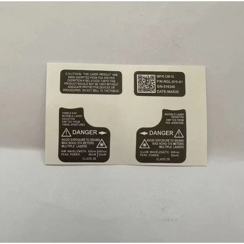 Pegatinas tácticas de repuesto para PEQ - NGAL/PEQ - 15 cajas de baterías. Pegatinas de camuflaje para auriculares AMP - imagen 3