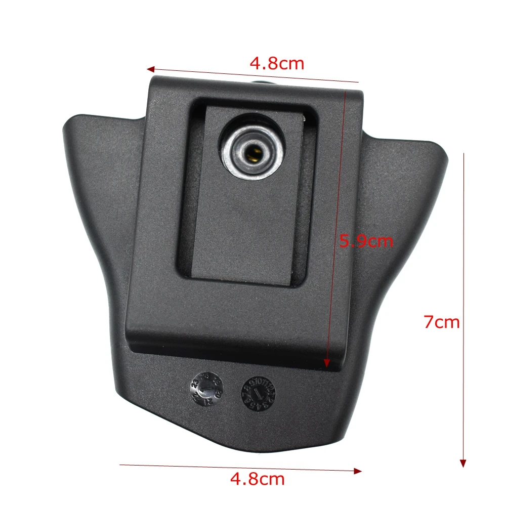 Esposas tácticas para estuche para grilletes de policía, cinturón abierto, soporte para esposas superiores para estuche, cinturón, bolsillo con bucle A - imagen 4