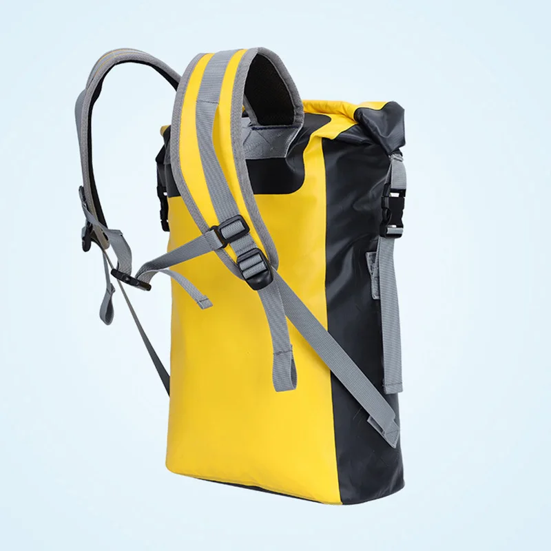 Bolsa seca de 30L, mochila de senderismo para Kayak para mujeres y hombres, impermeable, hombro, deriva, Rafting, surf, canotaje, natación, bolsa de río de deriva - imagen 5